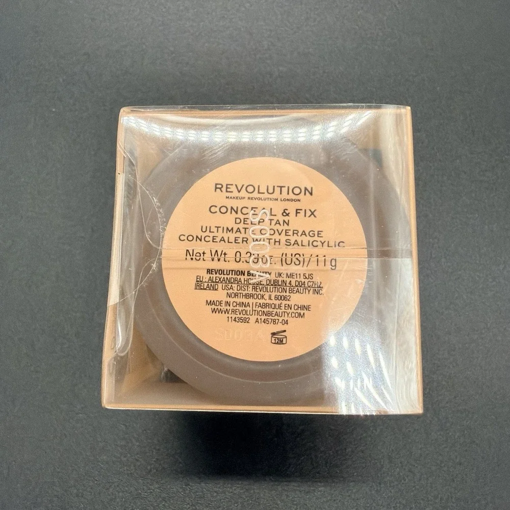 Lot of 3 Revolution Conceal and Fix Ultimate Coverage Concealers DEEP TAN